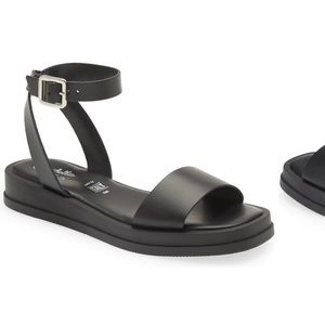 NWT Seychelles Note to Self Ankle Strap Sandal - black size 7 / 38